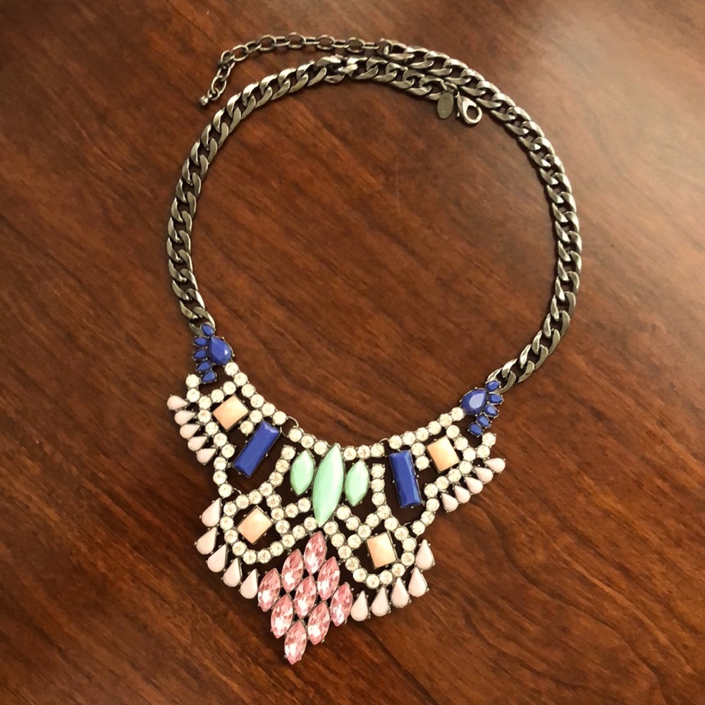 J. Crew gemstone necklace